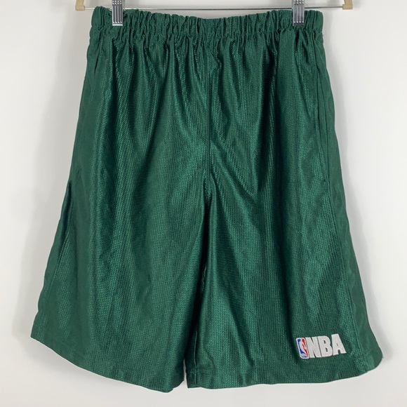 NBA green men’s basketball shorts size Med